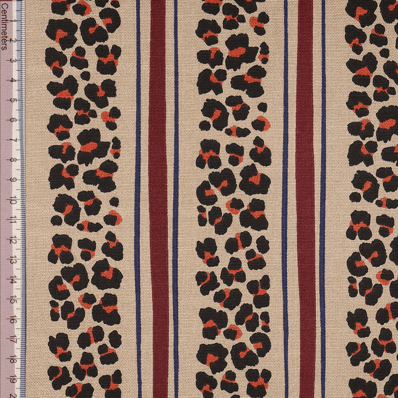 Leo Striper Beige - Kanvas