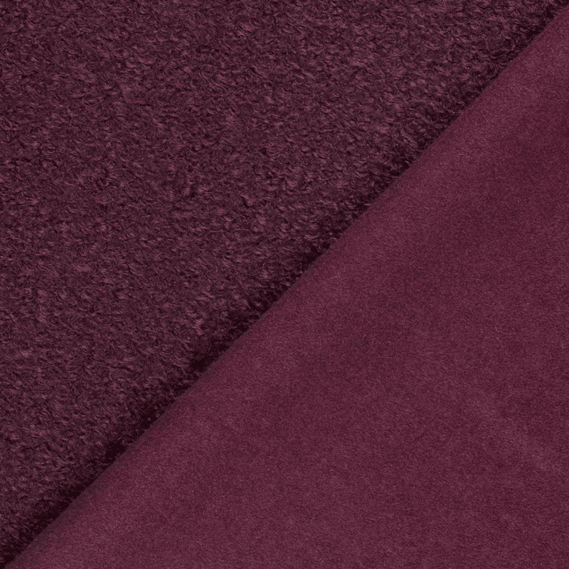 Aubergine - Teddy Boucle