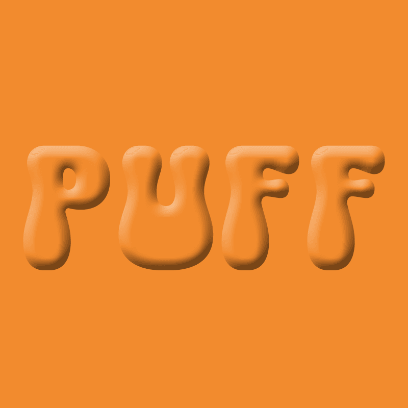HTV Puff Orange Matt 50x30cm