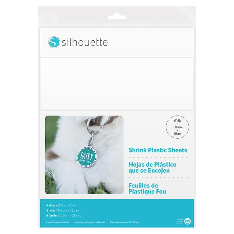 Silhouette Printbar Krympeplast, Hvit