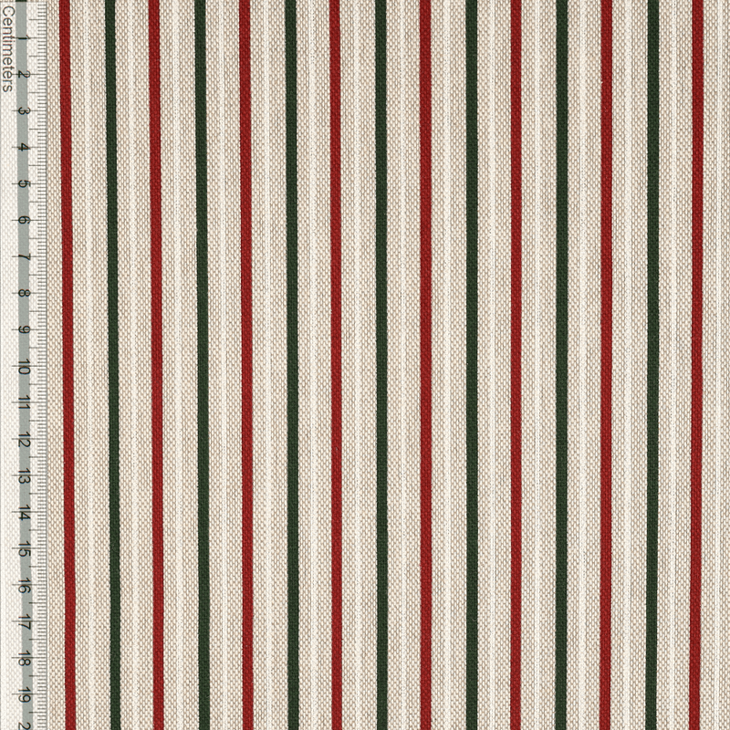 Christmas Stripes Natur - Kanvas