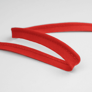 Hovedbilde R&oslash;d - Biseb&aring;nd Bomull 5 m