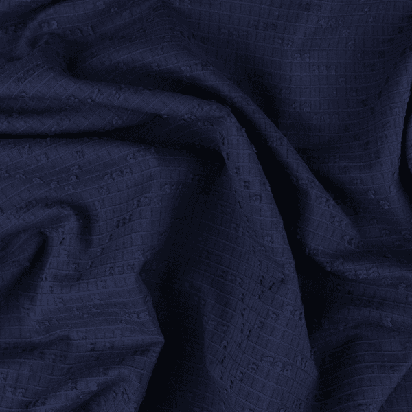 M&oslash;rk Bl&aring; - Dobby Cotton