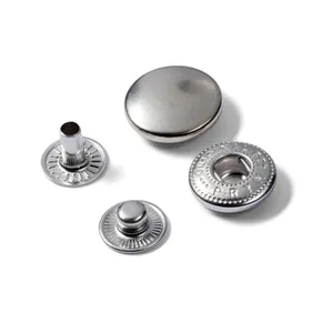 Bilde av Refill Sølv Anorakk Metalltrykknapper 15 mm