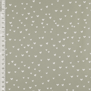 Hovedbilde Hjertedryss Sage - Fast Bomull