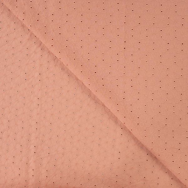 Celine Apricot - Cotton Embroidery