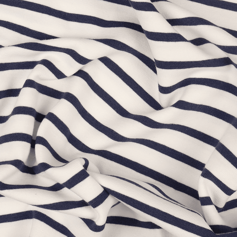 Stripes Ecru/Navy - Jersey