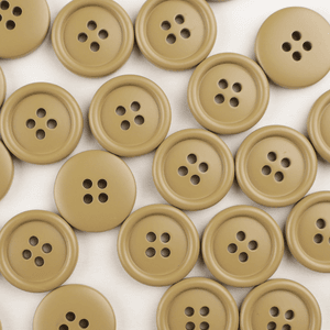 Hovedbilde Madrid Khaki - 18 mm Resin Knapp