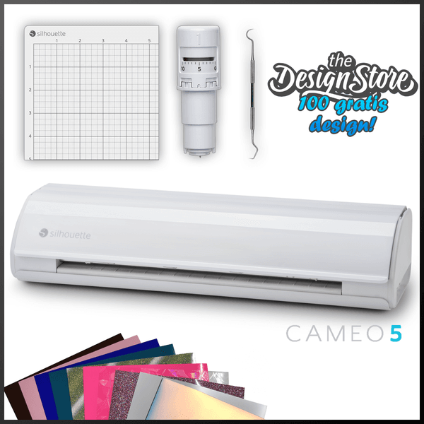 Silhouette Cameo 5 Hvit m/Vinylpakke