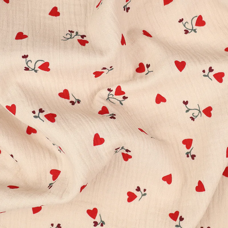 Confetti Hearts - Musselin