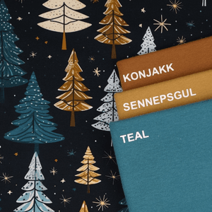 Hovedbilde Juleskog Petrol - French Terry