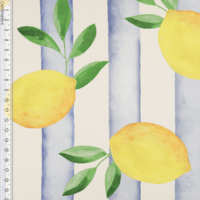 Hovedbilde Lemon Stripes - Kanvas
