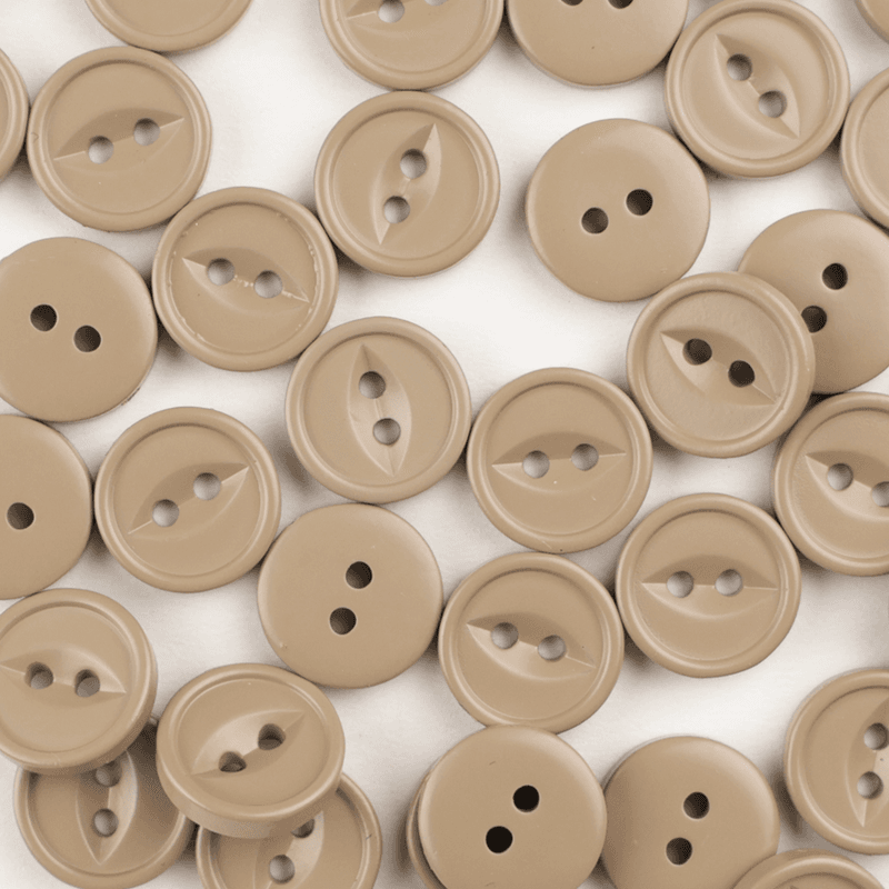 Sintra Taupe - 11 mm Resin Knapp