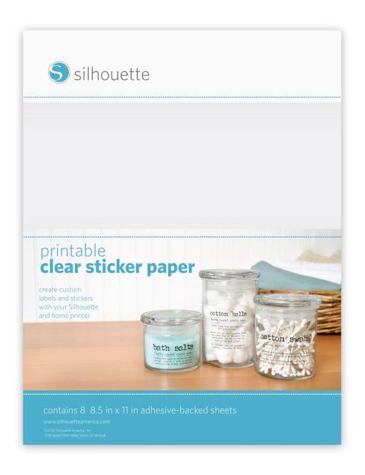 Hovedbilde Silhouette Printable Clear Sticker Paper