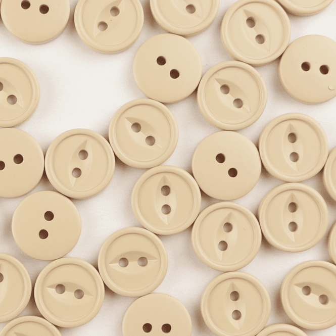 Hovedbilde Sintra Beige - 11 mm Resin Knapp