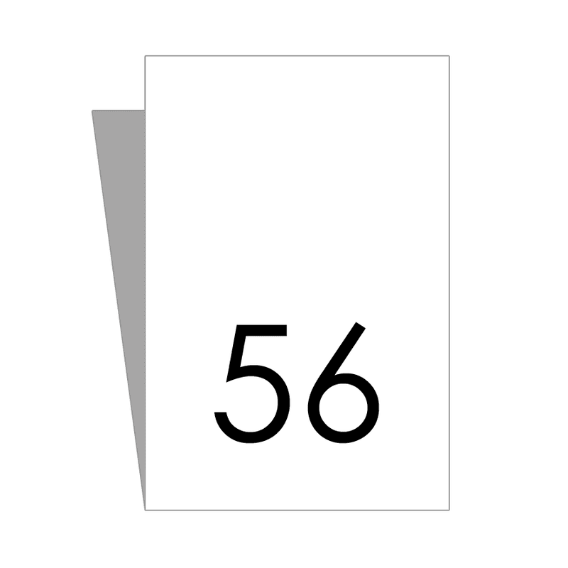 Hvit Størrelseslapp - 20 stk