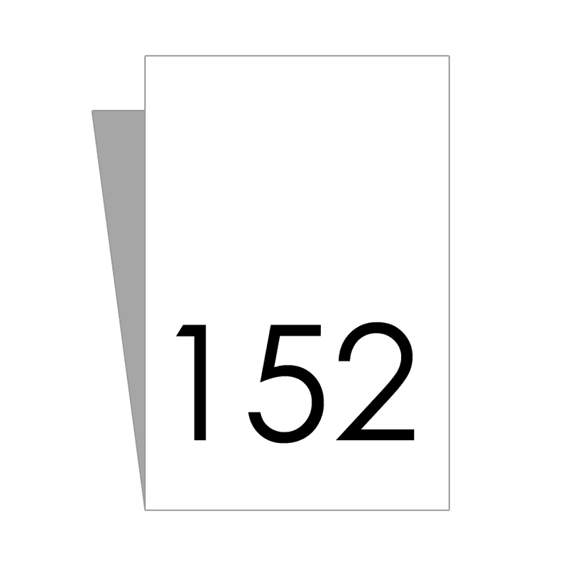 Hvit Størrelseslapp - 20 stk