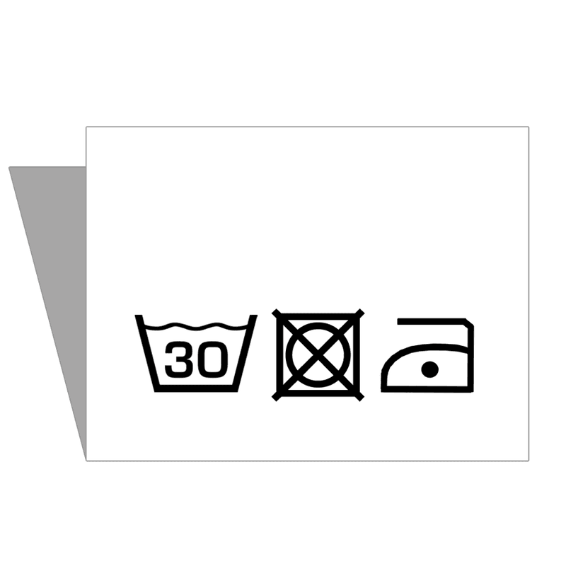 Hvit Vaskelapp - 20 stk