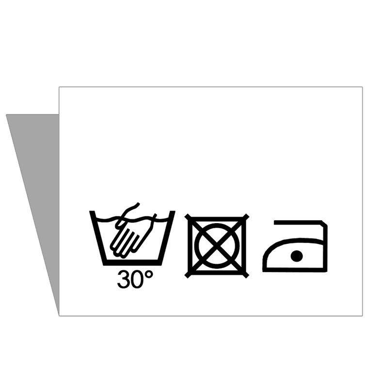 Hvit Vaskelapp - 20 stk