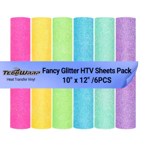 Hovedbilde Samlepakke Fancy Glitter HTV