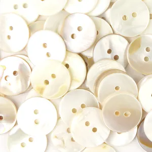 Bilde av Mother of Pearl - 18 mm Skjell Knapp