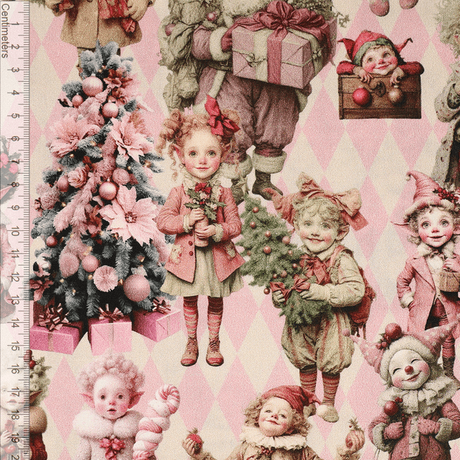 Hovedbilde Pink Elves - Fast Bomull