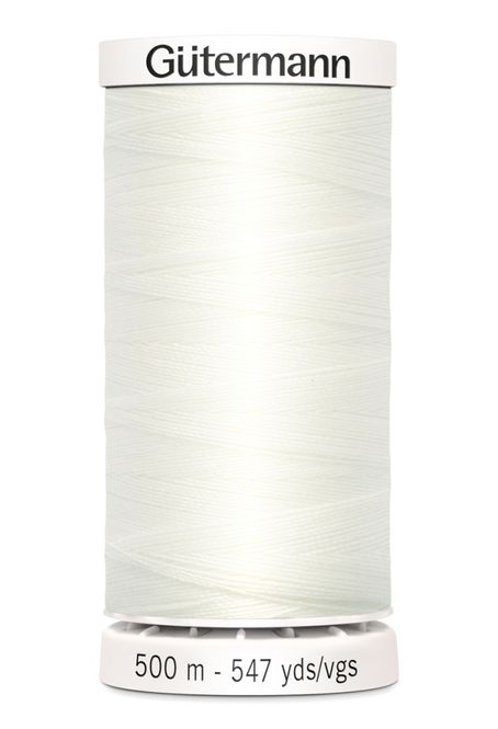 Hovedbilde Naturhvit 111 - Polyester Sytråd 500 m