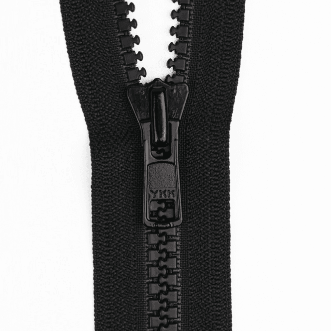 Hovedbilde Sort - Vislon Delbar Glidelås (8 mm) - 60 cm