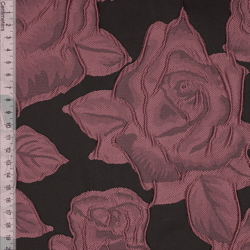 Rose Mauve - Jaqcuard