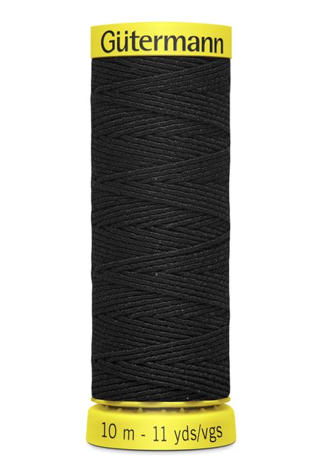 Hovedbilde Sort 4017  - Elastisk Tråd 10 m