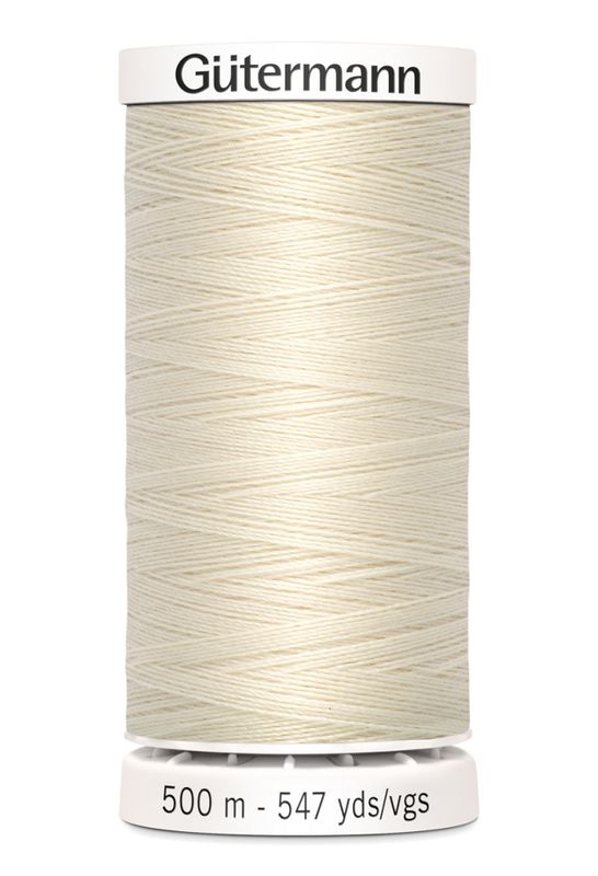 Krem 802 - Polyester Sytråd 500 m