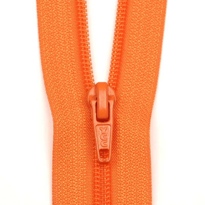 Orange - Spiral Delbar Glidelås (6 mm)