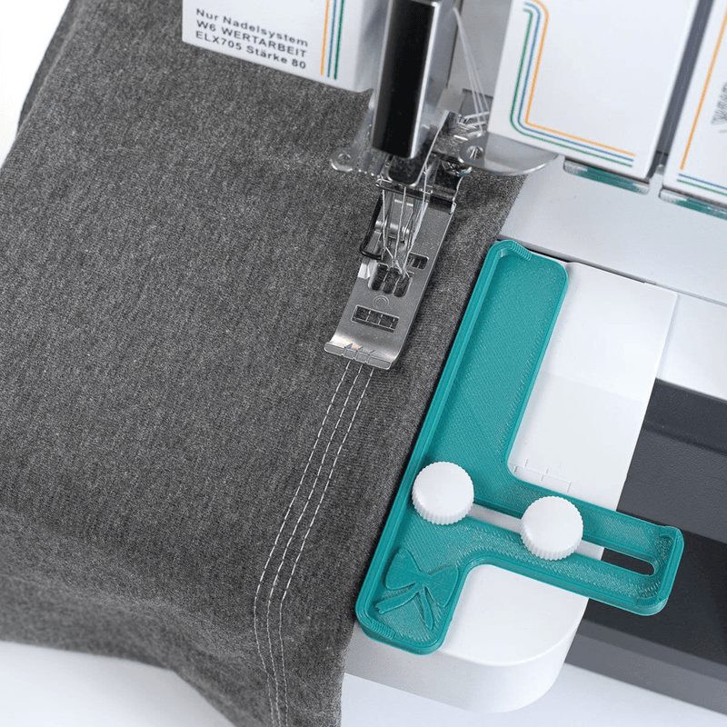 Sømguide til Coversømsmaskin - Teal