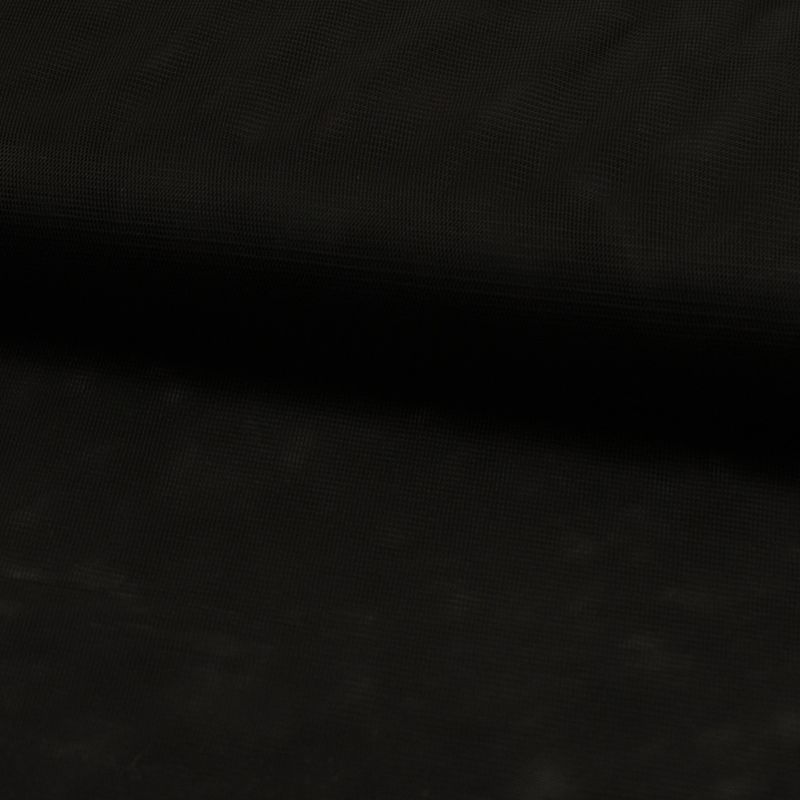 Sort - Elastisk Fôrstoff