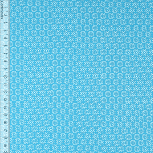 Hovedbilde Daisylill Turkis - Fast Bomull