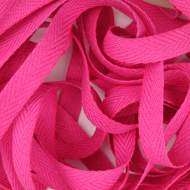 Hovedbilde Mørk Rosa - Bomullsbånd 10 mm (34)